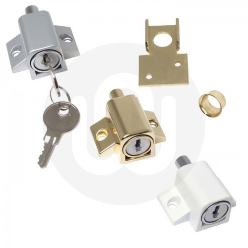 Push Button Patio Door Lock