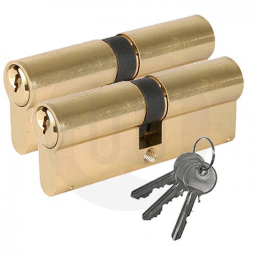 Standard Euro Cylinder Keyed Alike Pair