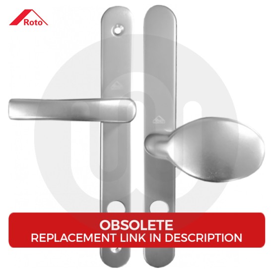 Roto Offset Lever/Pad 92PZ/62PZ Door Handle (245BP/200CRS) - OBSOLETE