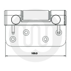 ERA Challenger Composite Door Hinge