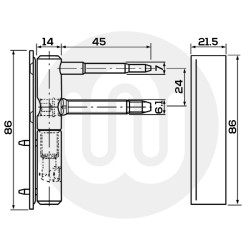 SFS Estetic 2D Hinge