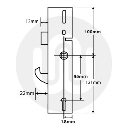 ERA Vectis Centre Case with Hook