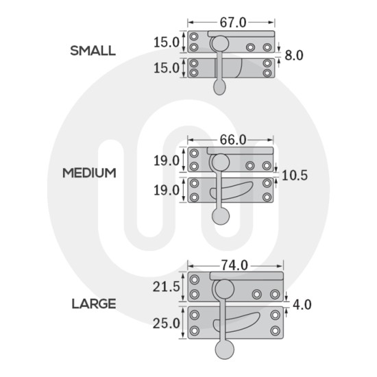 Quadrant Fastener