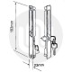 BPL / DNS Industries Inline Patio Door Lock