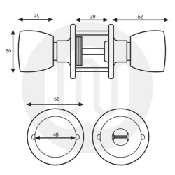 ERA Privacy Lock Set