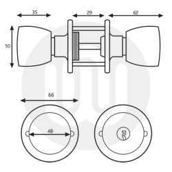 ERA Entrance Lock Set