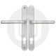 Simplefit by Fab & Fix Balmoral Inline Lever/Lever 92PZ/92PZ Door Handle - Medium Cover (243BP/211CRS)