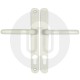 Simplefit by Fab & Fix Balmoral Inline Lever/Lever 92PZ/92PZ Door Handle - Medium Cover (243BP/211CRS)