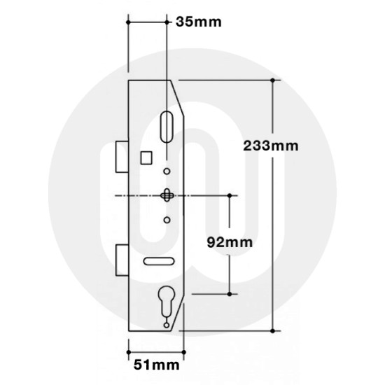 Coldseal Mark II Centre Case - Single Spindle