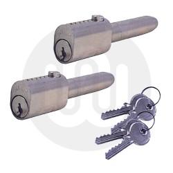 Oval Bullet Lock - Keyed alike pairs