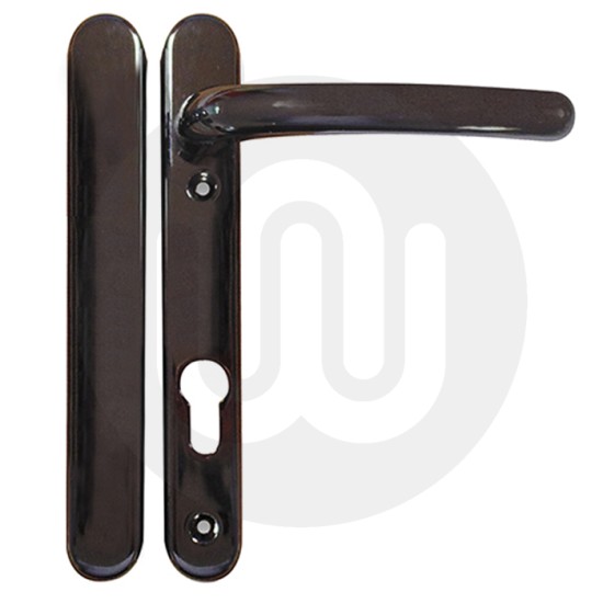 Simplefit by Fab & Fix Sprung 92PZ Door Handle Blanks with Blind Plate - Short Cover (206BP/122CRS)