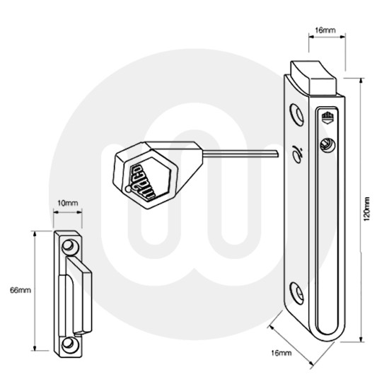 Maco / Winkhaus Locking Restrictor