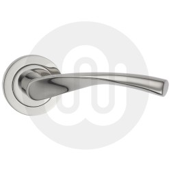 Verto Lever Handle on Rose