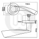 Verto Lever Handle on Rose Verto Lever Handle on Rose