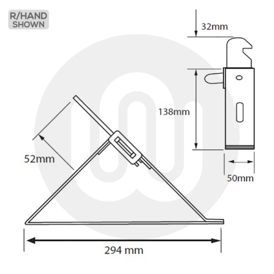 Wall Mounted Door Restrictor