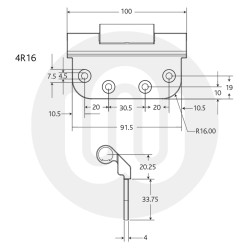 Fab & Fix Haven Intelligent Strength Composite Door Hinge (Pack of 3)