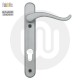 Simplefit by Fab & Fix Windsor Swan Neck Door Handle - Standard Cover (210BP/122CRS)