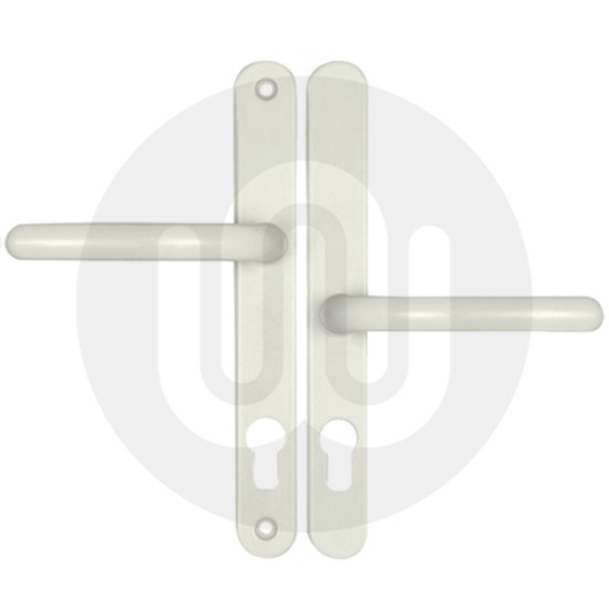 Simplefit by Fab & Fix Balmoral Sprung Offset Lever/Lever 92PZ/62PZ Door Handle - Medium Cover (243BP/211CRS)