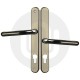 Simplefit by Fab & Fix Balmoral Sprung Offset Lever/Lever 92PZ/62PZ Door Handle - Medium Cover (243BP/211CRS)