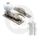 Sash Fastener with Porcelain Knob