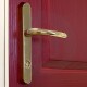 Simplefit by Fab & Fix Berwick High Security Inline Lever/Lever 92PZ/92PZ Door Handle - Medium Cover (243BP/211CRS)