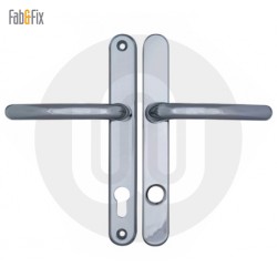 Simplefit by Fab & Fix Berwick High Security Inline Lever/Lever 92PZ/92PZ Door Handle - Medium Cover (243BP/211CRS)