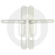 Simplefit by Fab & Fix Berwick High Security Inline Lever/Lever 92PZ/92PZ Door Handle - Medium Cover (243BP/211CRS)