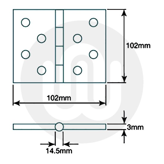 Large Ball Bearing Hinges