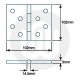 Large Ball Bearing Hinges