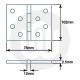 Heavy Duty Steel Hinges