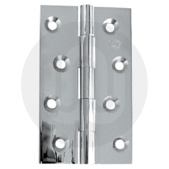 Polished Chrome On Brass Hinge - 42mm Polished Chrome On Brass Hinge - 42mm