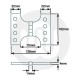 Crown Parliament Hinges 126mm