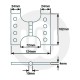 Budget Crown Parliament Hinges 124mm