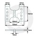 Budget Crown Parliament Hinges 150mm