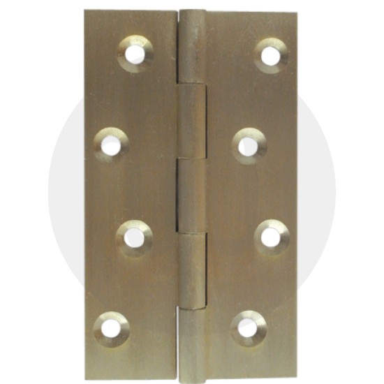 Solid Drawn Self Colour Brass Hinge - 21mm