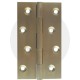 Solid Drawn Self Colour Brass Hinge - 21mm