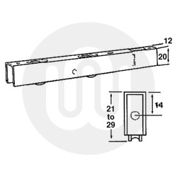 Mini Patio Track & Slimline Patio Rollers Set