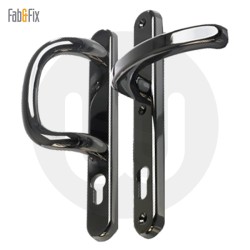 Fab & Fix Lever/Fixed Pad Door Handle - Large Cover (250BP/215CRS)