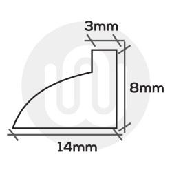 Timber Moulded Glazing Bead