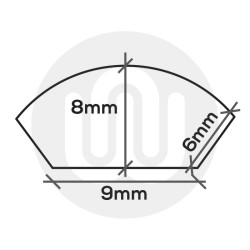 Timber Quadrant Glazing Bead