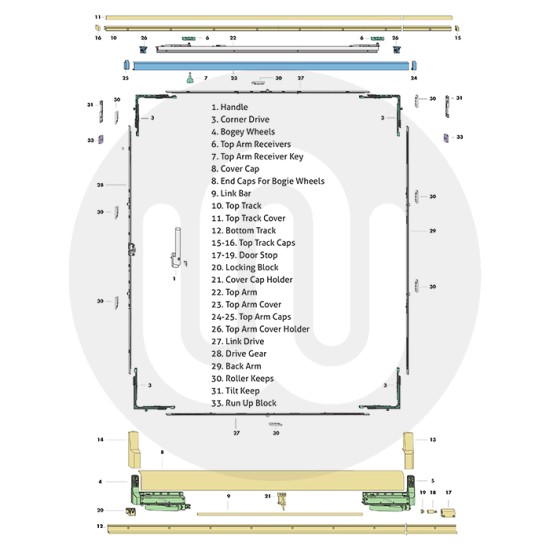 Full Tilt & Slide Repair Kit