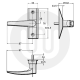 Alpro Style/Adams Rite Replacement Eurostyle Handle Alpro Style/Adams Rite Replacement Eurostyle Handle