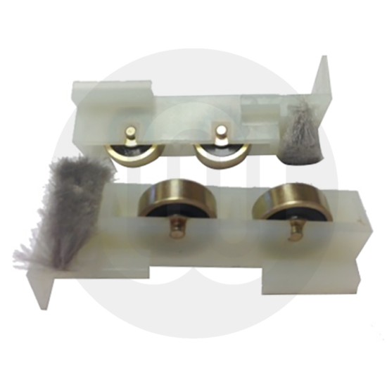 Secondary Glazing Brass Patio Rollers