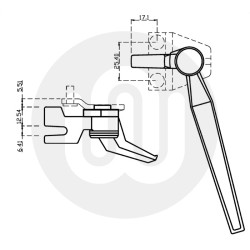 Steel Window Handle