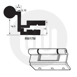 Casement Hinge 17mm