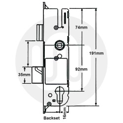 GU Fastlock Centre Case