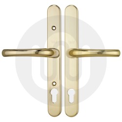 Yale Adjustable Inline Lever/Lever 92PZ/92PZ Door Handle - Standard Cover (270BP/Varied CRS)