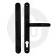 Simplefit by Fab & Fix Sprung 92PZ Door Handle Blanks with Blind Plate - Large Cover (270BP/240CRS)