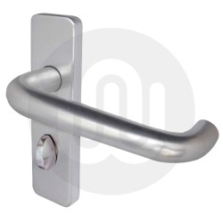 19mm Round Bar Bathroom Lockset Handle