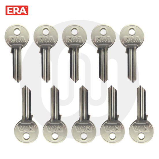 Standard Euro Cylinder Key Blanks - Pack of 10